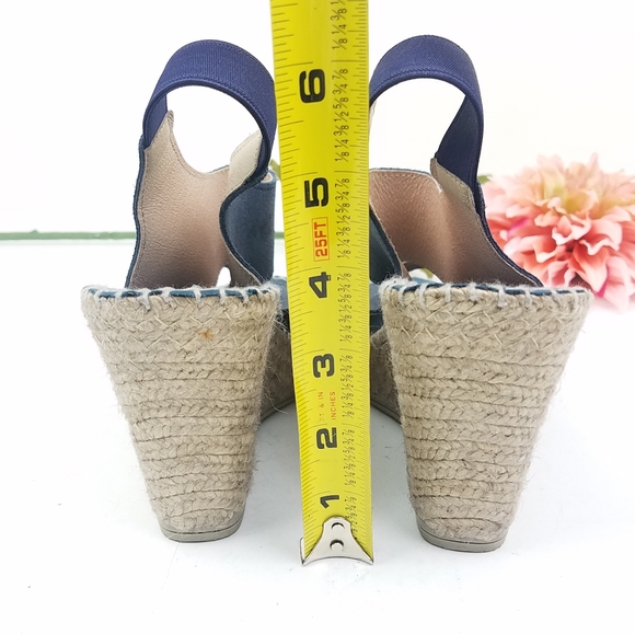 Andre Assous Open Toe Wedge Espadrille sandals 40 - Picture 3 of 8